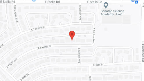 Map of the neighborhood around Sunriver Assisted Living I