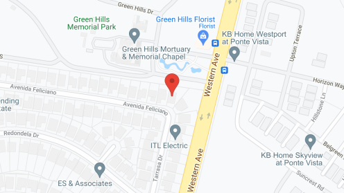 Map of the neighborhood around Avenida Villa, Inc.