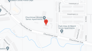 Churchman Woods in google map