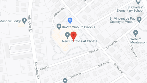 Map of the neighborhood around Hearthstone Alzheimer's Care - Woburn