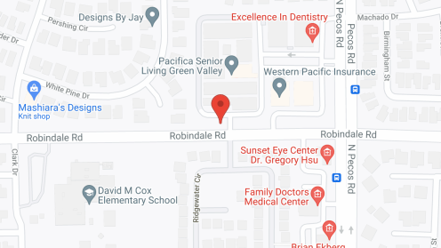 Map of the neighborhood around Pacifica Senior Living Green Valley