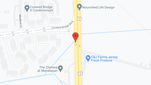 Map of the neighborhood around Mira Vie Manalapan
