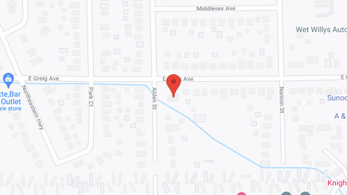 Map of the neighborhood around Sunny Acres AFC