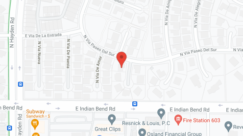 Map of the neighborhood around Summa Care - Scottsdale
