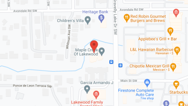 Maple Creek of Lakewood in google map