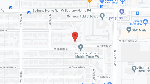 Map of the neighborhood around Young Life - TBI