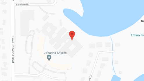 Map of the neighborhood around Johanna Shores