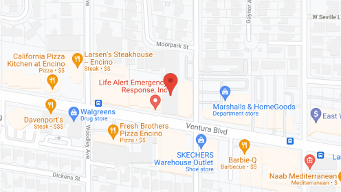 Map of the neighborhood around Atria Encino Terrace