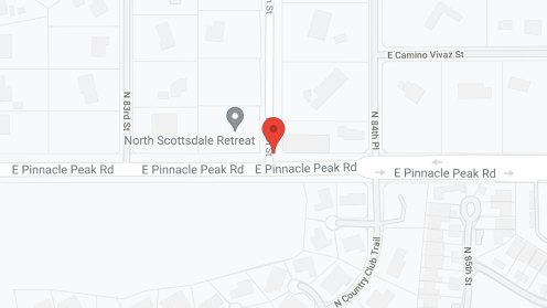 Map of the neighborhood around North Scottsdale Retreat