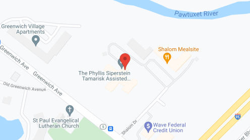 Map of the neighborhood around Tamarisk Senior Living
