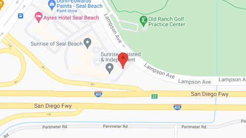 Map of the neighborhood around Ivy Park at Seal Beach