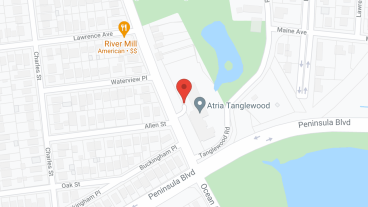 Atria Tanglewood in google map