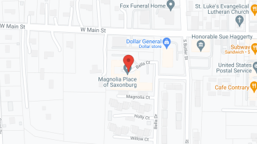 Magnolia Place of Saxonburg in google map