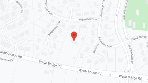 Map of the neighborhood around Red River Path Community