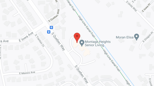 Map of the neighborhood around Skyview Village