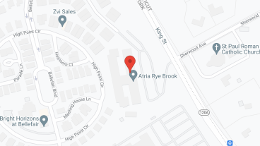 Atria Rye Brook in google map