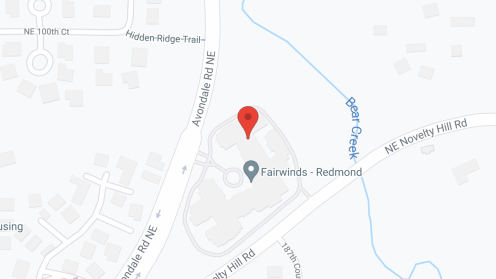 Map of the neighborhood around Fairwinds - Redmond