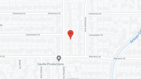 Map of the neighborhood around Carmel Home
