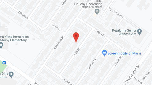Map of the neighborhood around St Francis Assisted Living