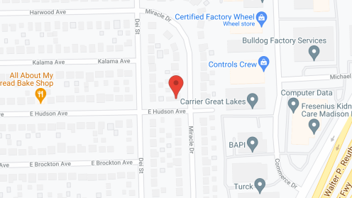 Map of the neighborhood around Cracana's Home Care