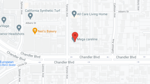 Map of the neighborhood around Carmel 1