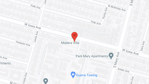 Map of the neighborhood around Madera Villa