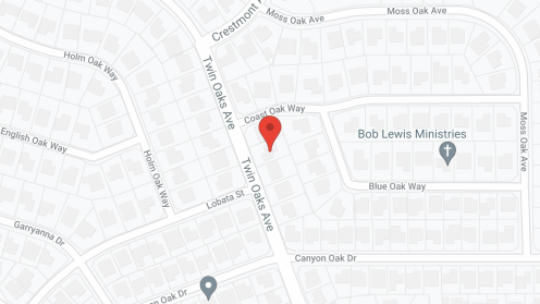 Map of the neighborhood around Grandma's Home