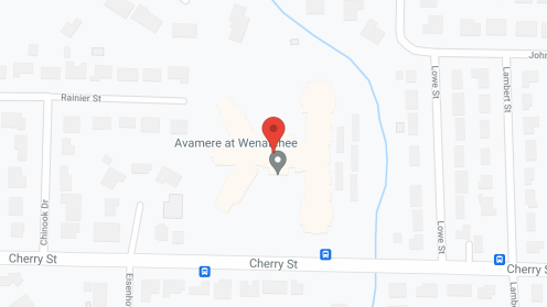 Map of the neighborhood around Avamere at Wenatchee