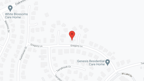 Map of the neighborhood around D Hillside Place  II