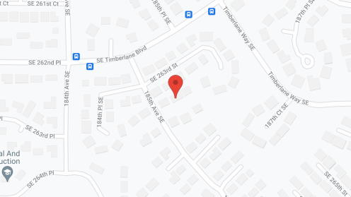 Map of the neighborhood around Angela's Adult Family Home