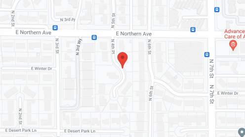 Map of the neighborhood around Arizona Elderly Care Home
