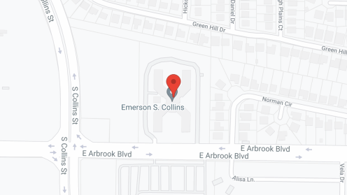 Map of the neighborhood around Emerson South Collins