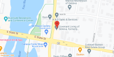 Geneva Place on the Fox River in google map