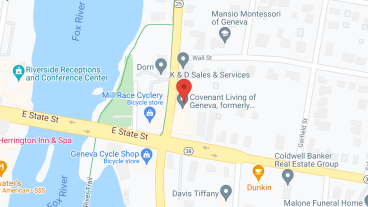 Geneva Place on the Fox River in google map