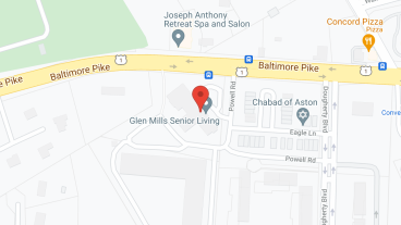 Glen Mills Senior Living in google map