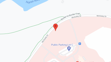 Huron Woods in google map