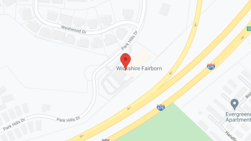 Map of the neighborhood around Fairborn Assisted Living