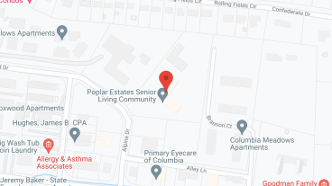 Poplar Estates and The Gardens in google map