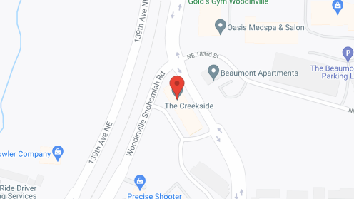 Map of the neighborhood around The Creekside