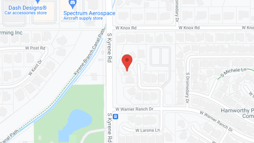 Map of the neighborhood around Summerhaven ALF