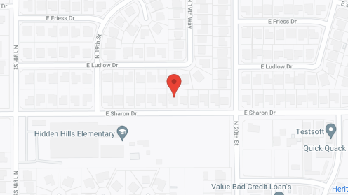 Map of the neighborhood around Lookout Mountain ALH