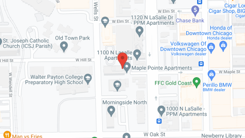 Map of the neighborhood around Maple Pointe Apartments