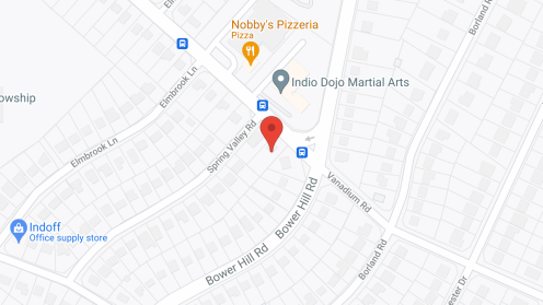 Map of the neighborhood around Vanadium Woods