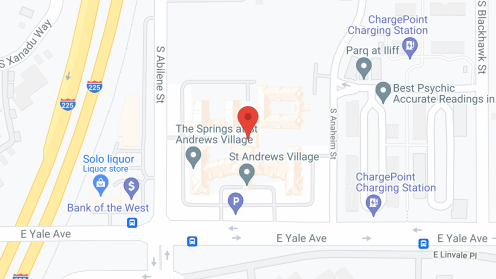 Map of the neighborhood around St. Andrew's Village