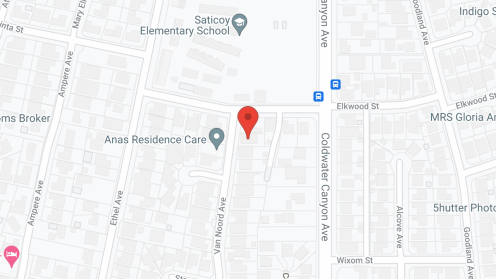 Map of the neighborhood around My Angel's Home