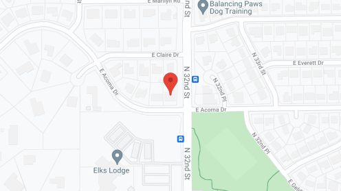Map of the neighborhood around Acoma Assisted Living