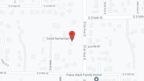 Map of the neighborhood around The Good Samaritan AFH