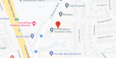 The Meadows Senior Living in google map