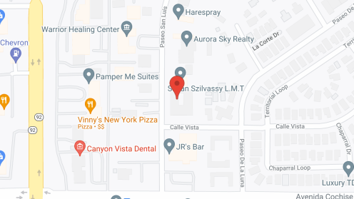 Map of the neighborhood around Villa Vista