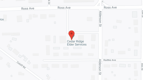 Map of the neighborhood around Cedar Ridge V